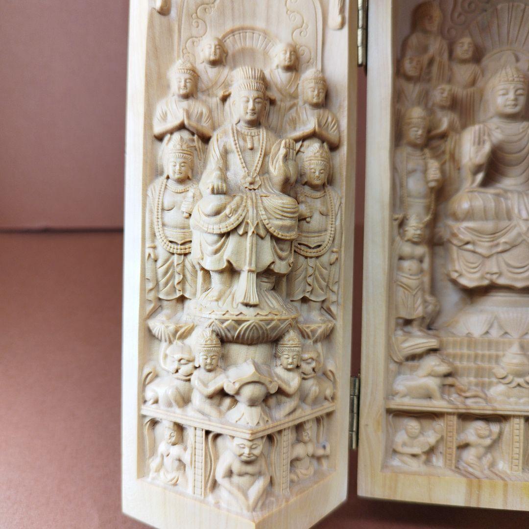 【訳あり超特価】黄楊国宝緒尊仏精細復刻版《整理番号:BU001》