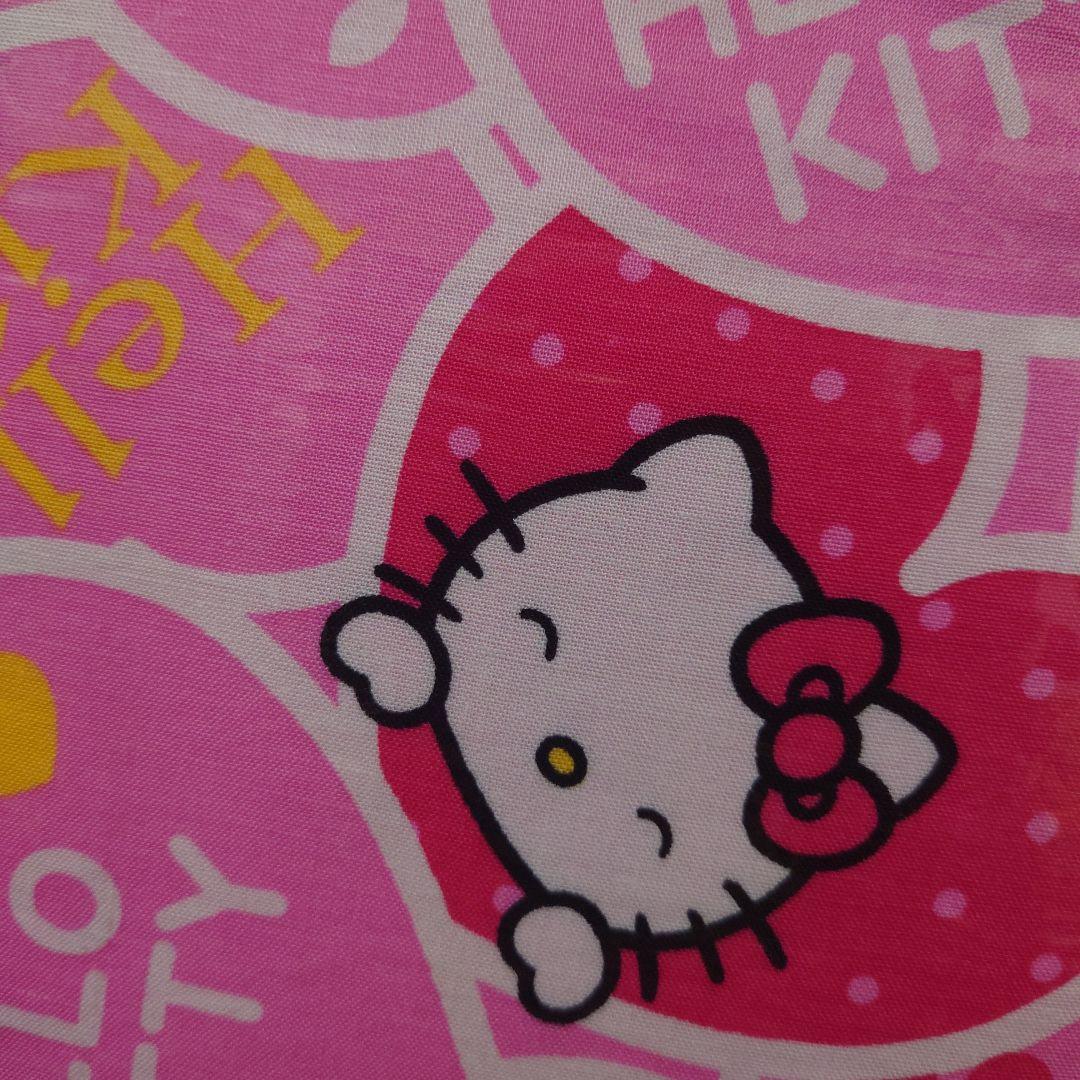 レア　平成レトロ　ハローキティ　ジュニア　掛け敷きふとんカバー　2003 生地