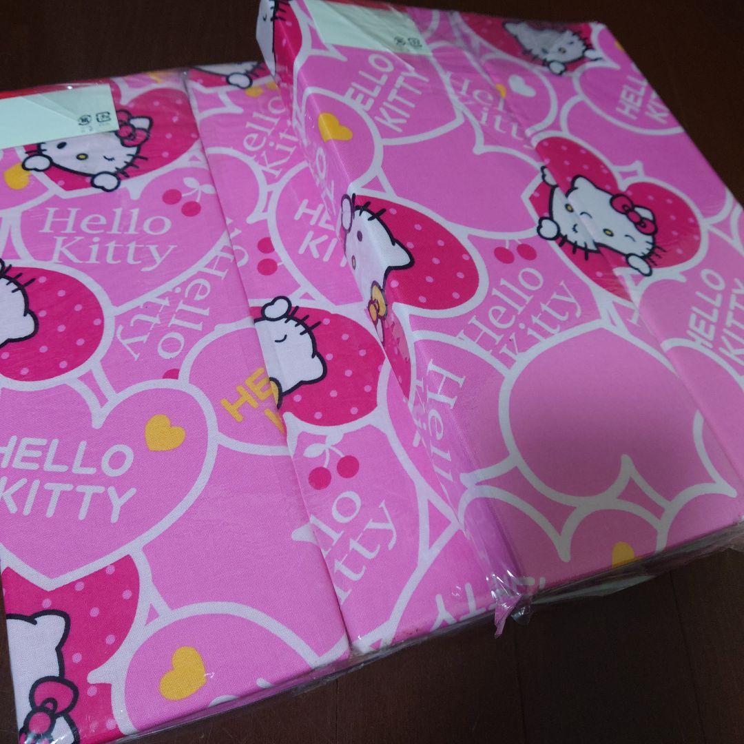 レア　平成レトロ　ハローキティ　ジュニア　掛け敷きふとんカバー　2003 生地