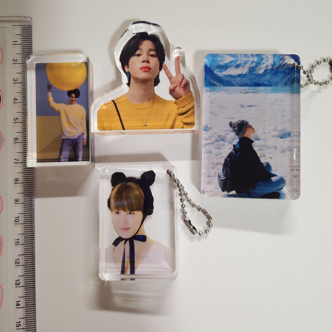 BTS JIMIN アクリルブロック2点 アクリルブロックキーホルダー2点