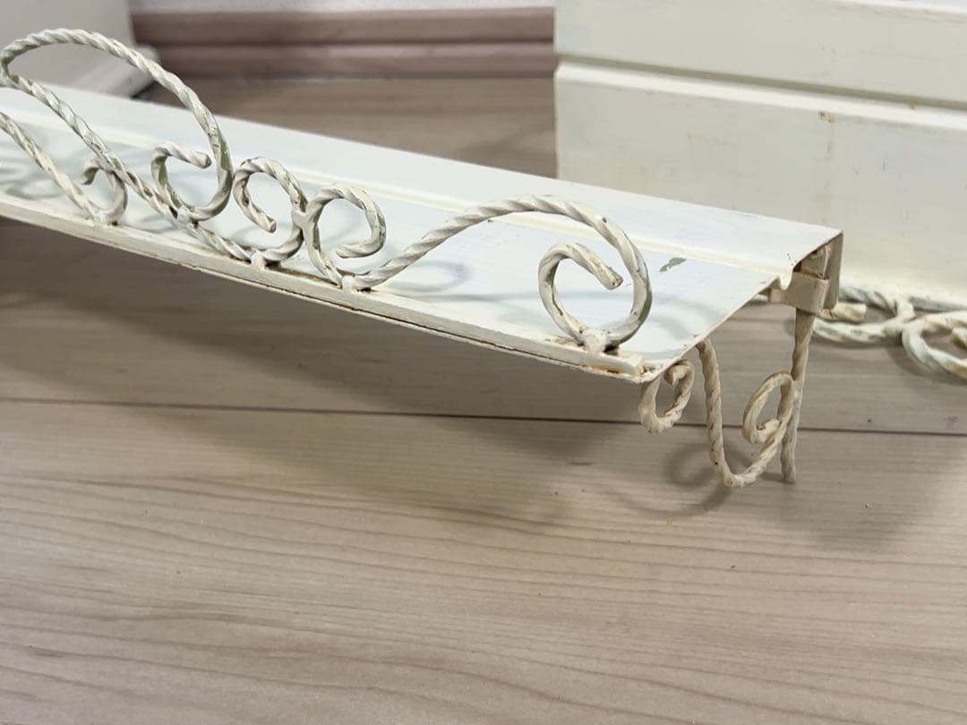 週末Sale＊アンティークフレンチシックなアイアンウォールシェルフ3個セット