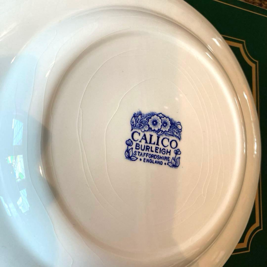 BURLEIGHブルーキャリコBlue Calicoプレート21.5cm