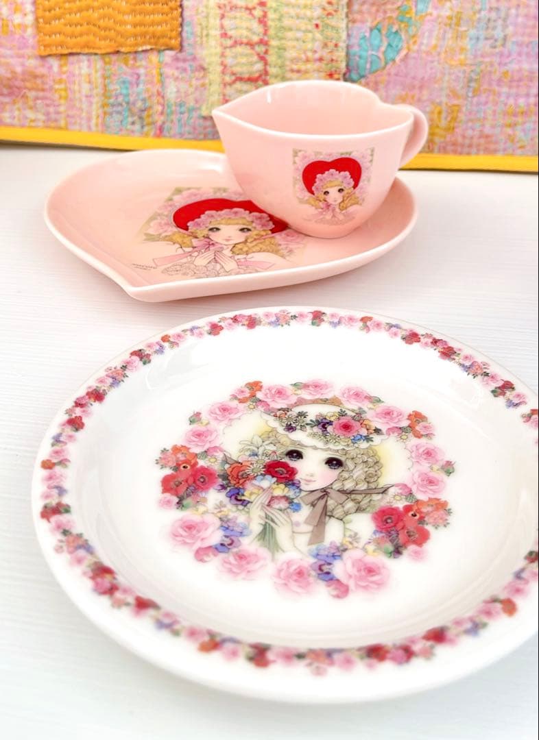 マコトクチュール 高橋真琴 陶器 時計 カップ 皿 鉢カバー アナスイ 8点