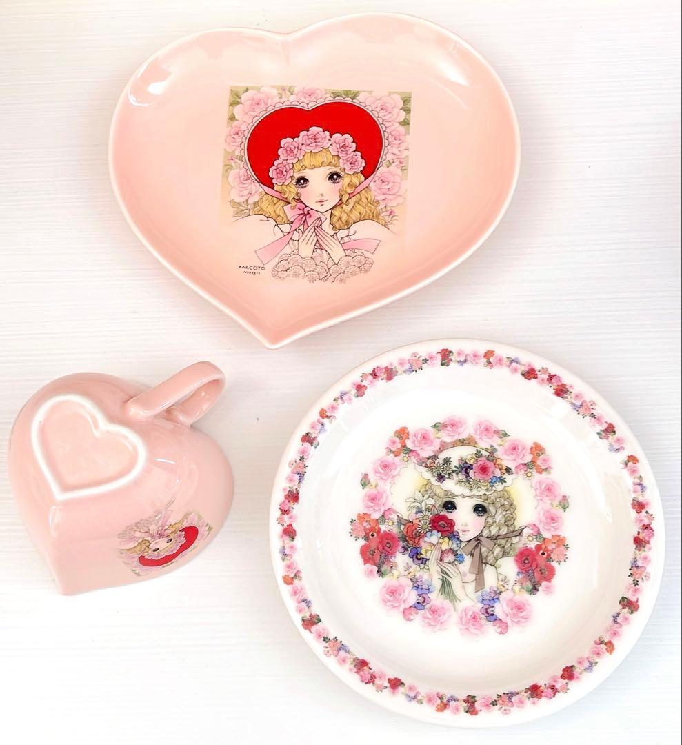 マコトクチュール 高橋真琴 陶器 時計 カップ 皿 鉢カバー アナスイ 8点