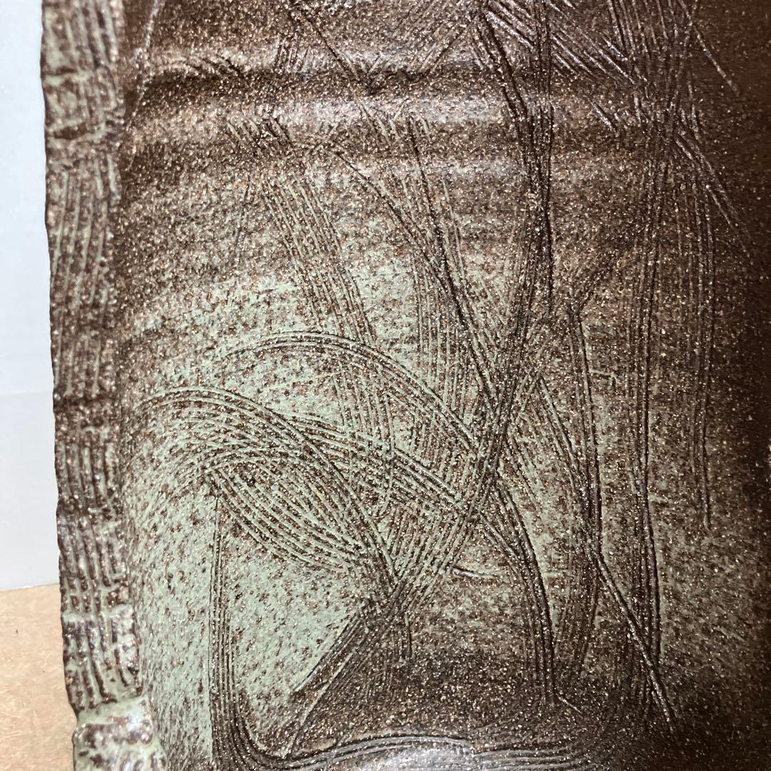 信楽焼手造り屏風花生け