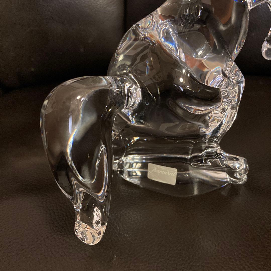 Baccarat バカラ いななく馬 跳ね馬 ジャンピングホース 置物 - メルカリ