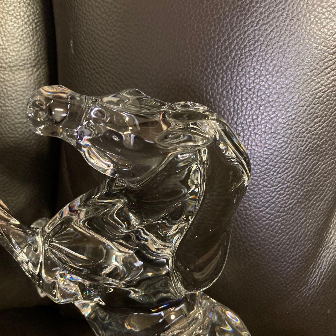 Baccarat バカラ いななく馬 跳ね馬 ジャンピングホース 置物 - メルカリ