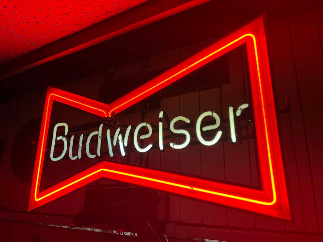 1989s Budweiser ネオン・サイン　製