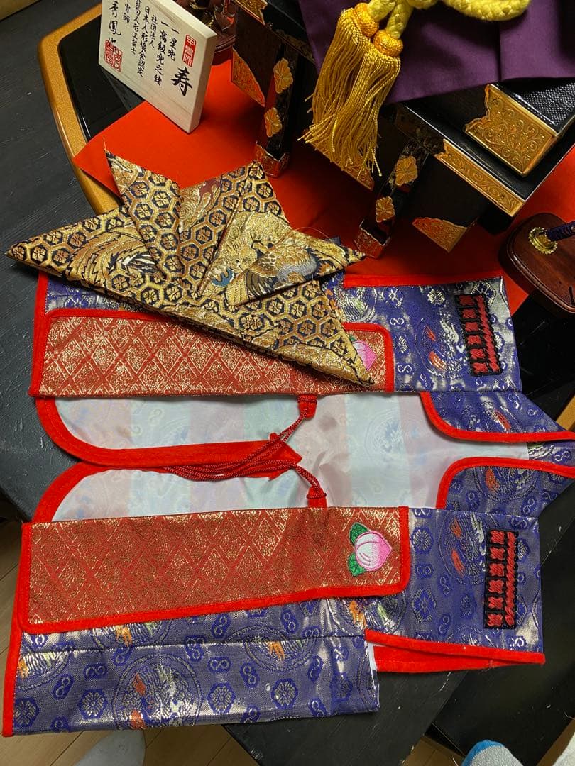 五月人形 兜飾り 工芸士 秀鳳作 日本人形協会認定 端午の節句 元箱付フルセット