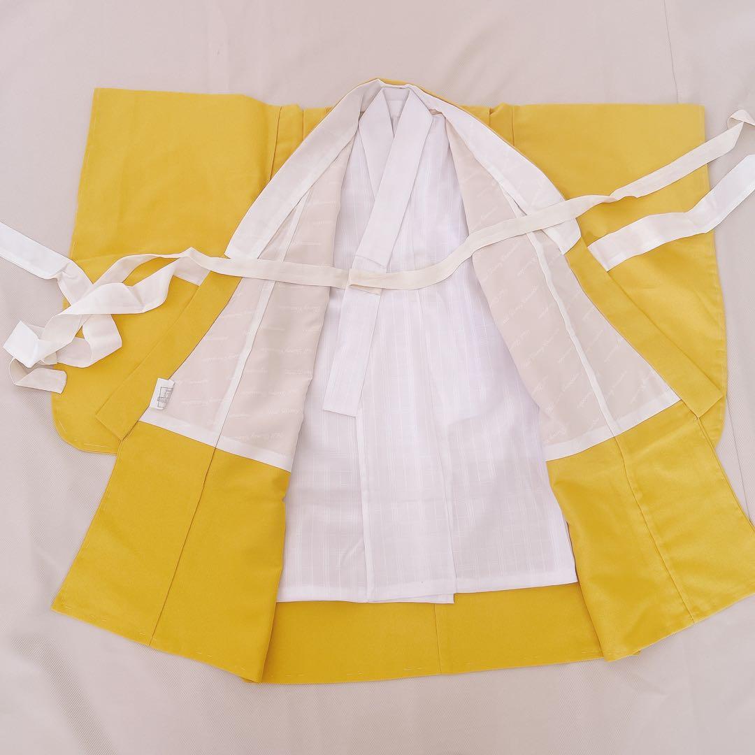 七五三3歳男の子　羽織袴セット　Walt Disney 黄色