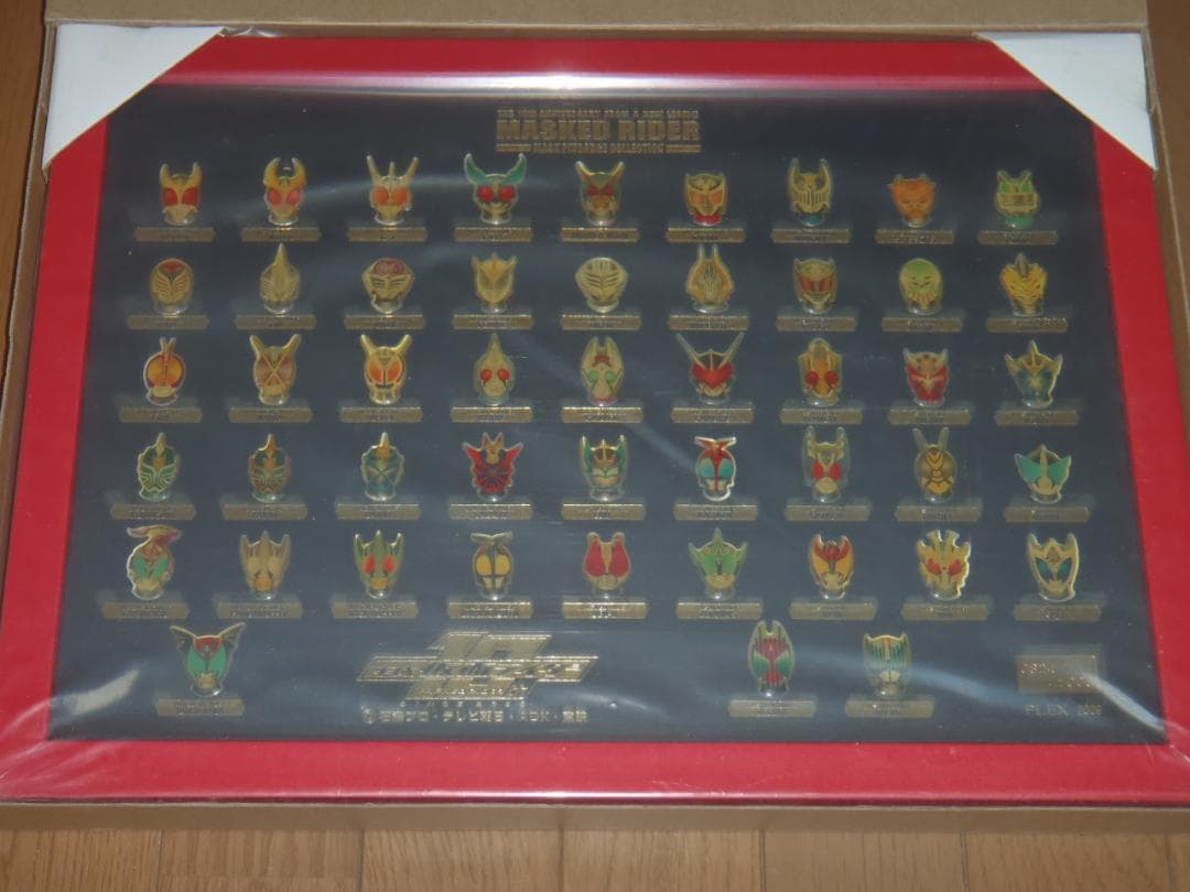 仮面ライダー平成仮面ライダー10周年記念限定ピンバッジ1000個限定