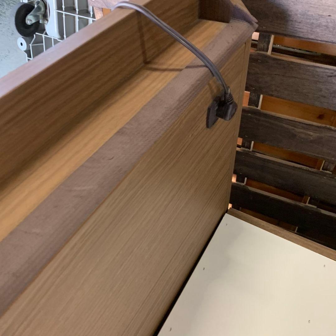 J067R NITORI セミダブルサイズ ベッド フレーム/マットレス