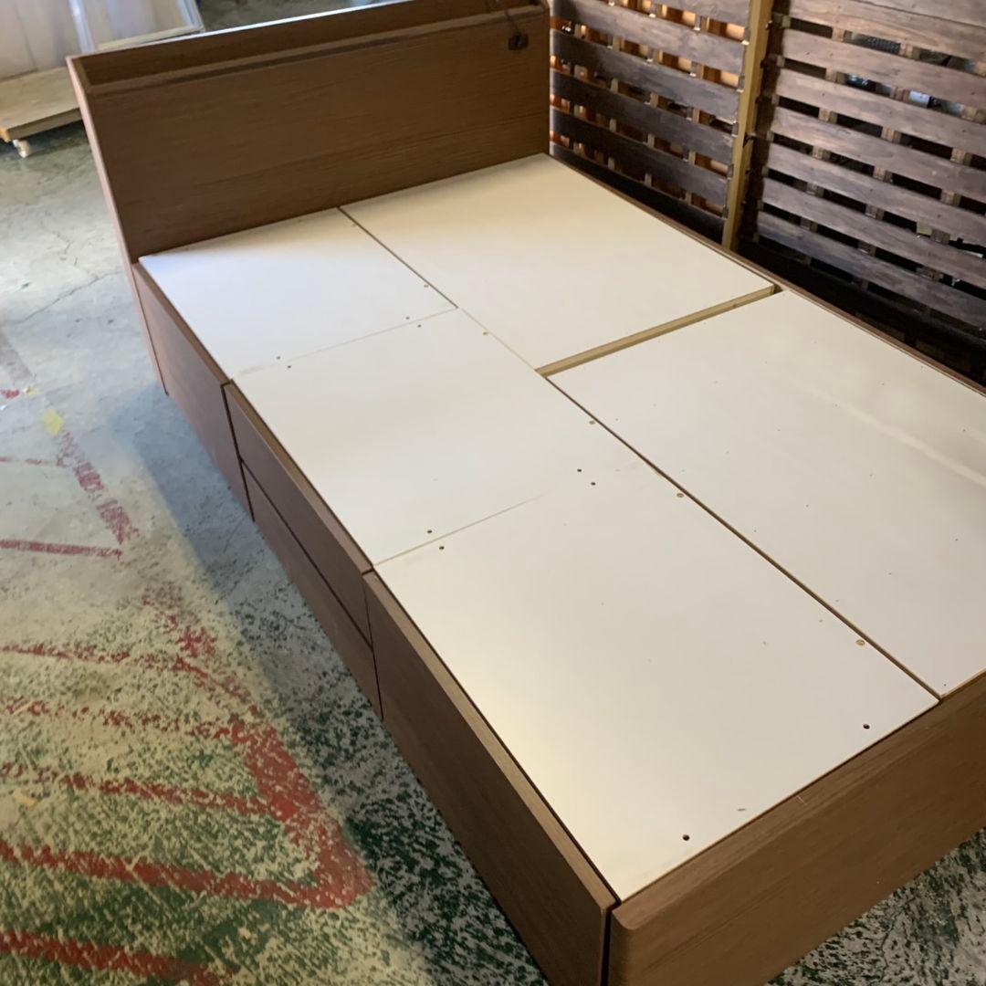 J067R NITORI セミダブルサイズ ベッド フレーム/マットレス