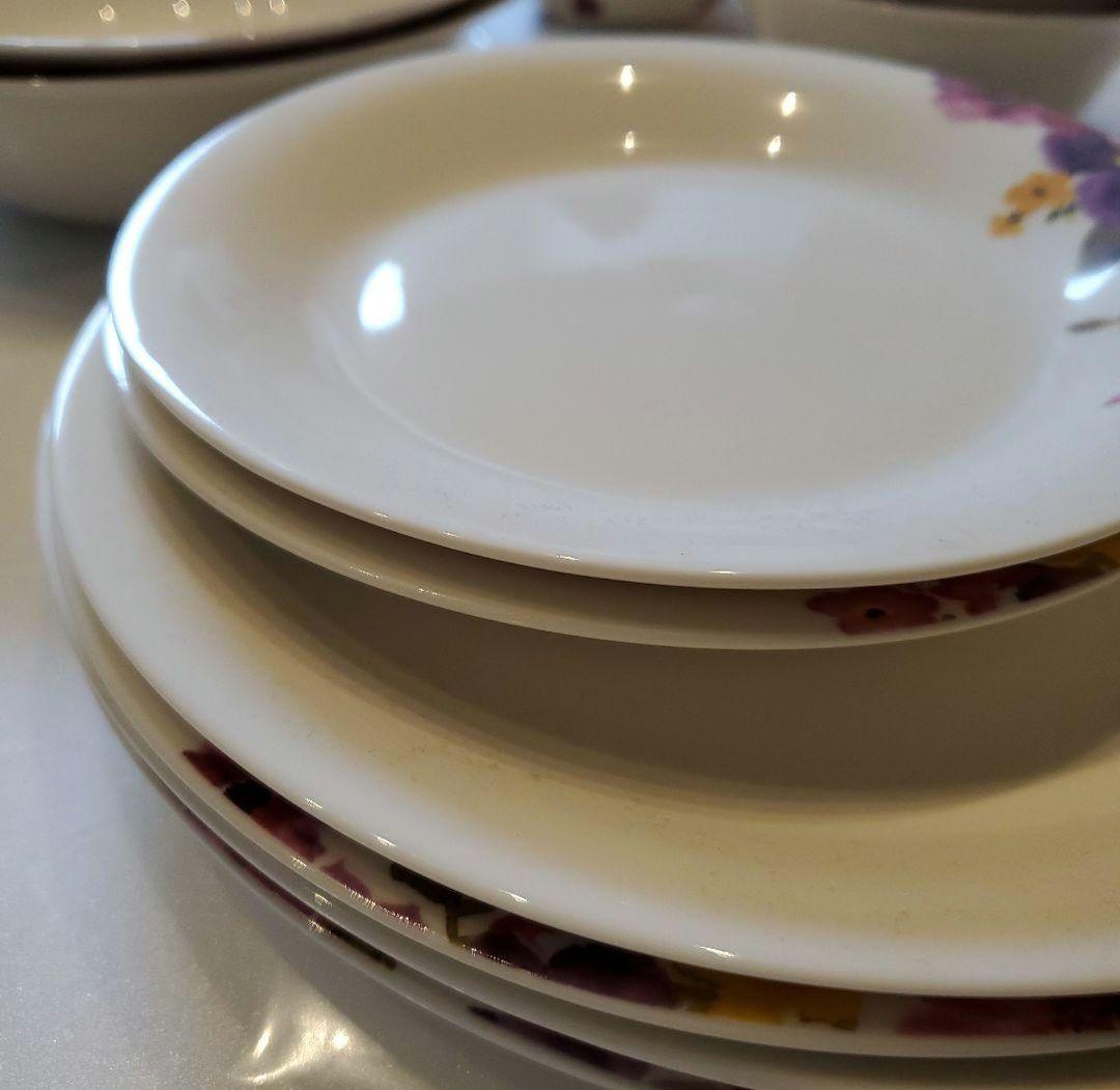 メルカリ便送料込♪Francfranc♪花柄陶器深皿フランフランフロナFLONA