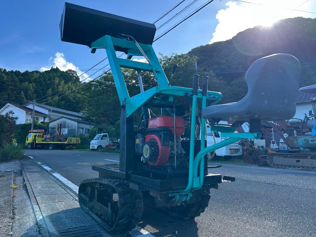 田中製作所ローダー6ps MST150 油圧ショベルミニローダー動画あり