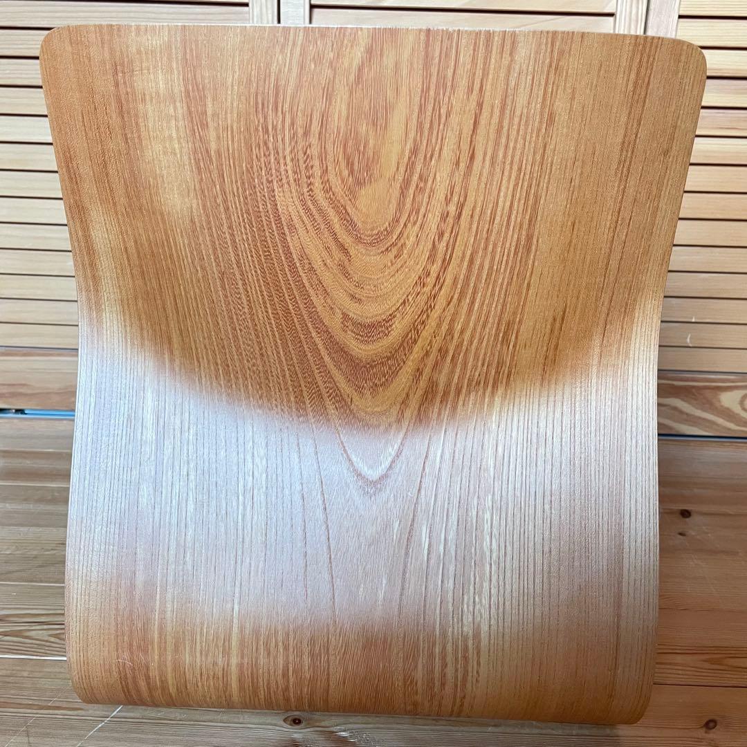 Tendo天童木工　木製穴あき座椅子 2脚セット