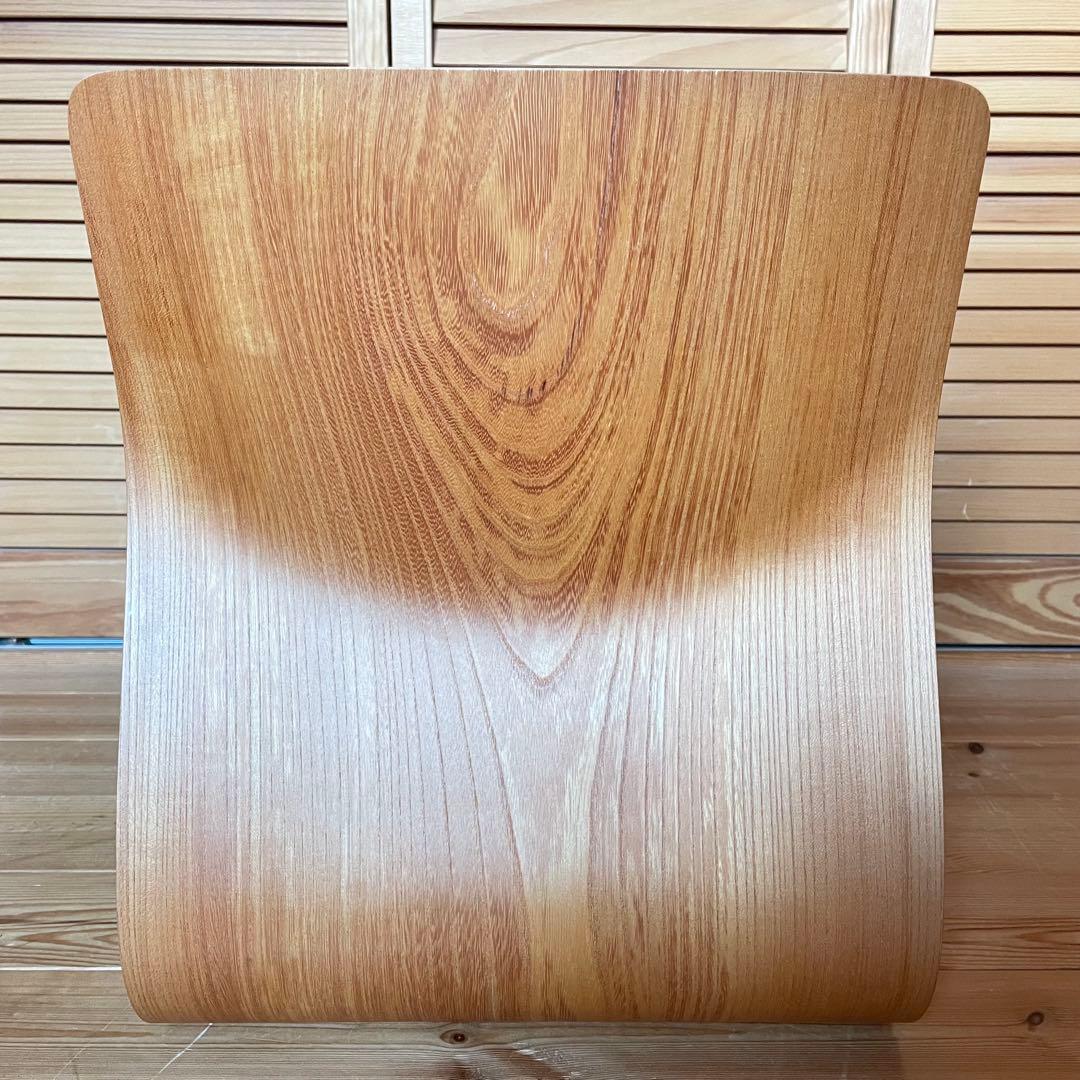 Tendo天童木工　木製穴あき座椅子 2脚セット