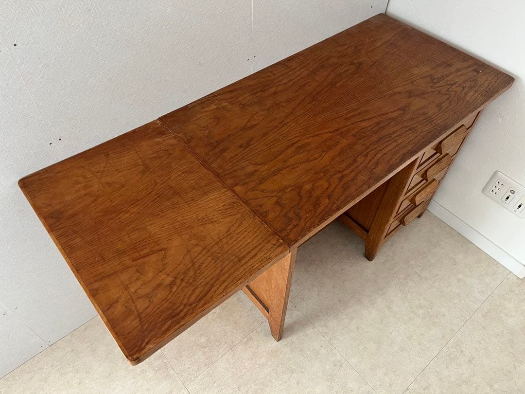 木製デスク 学習机 事務机 アンティーク テーブル