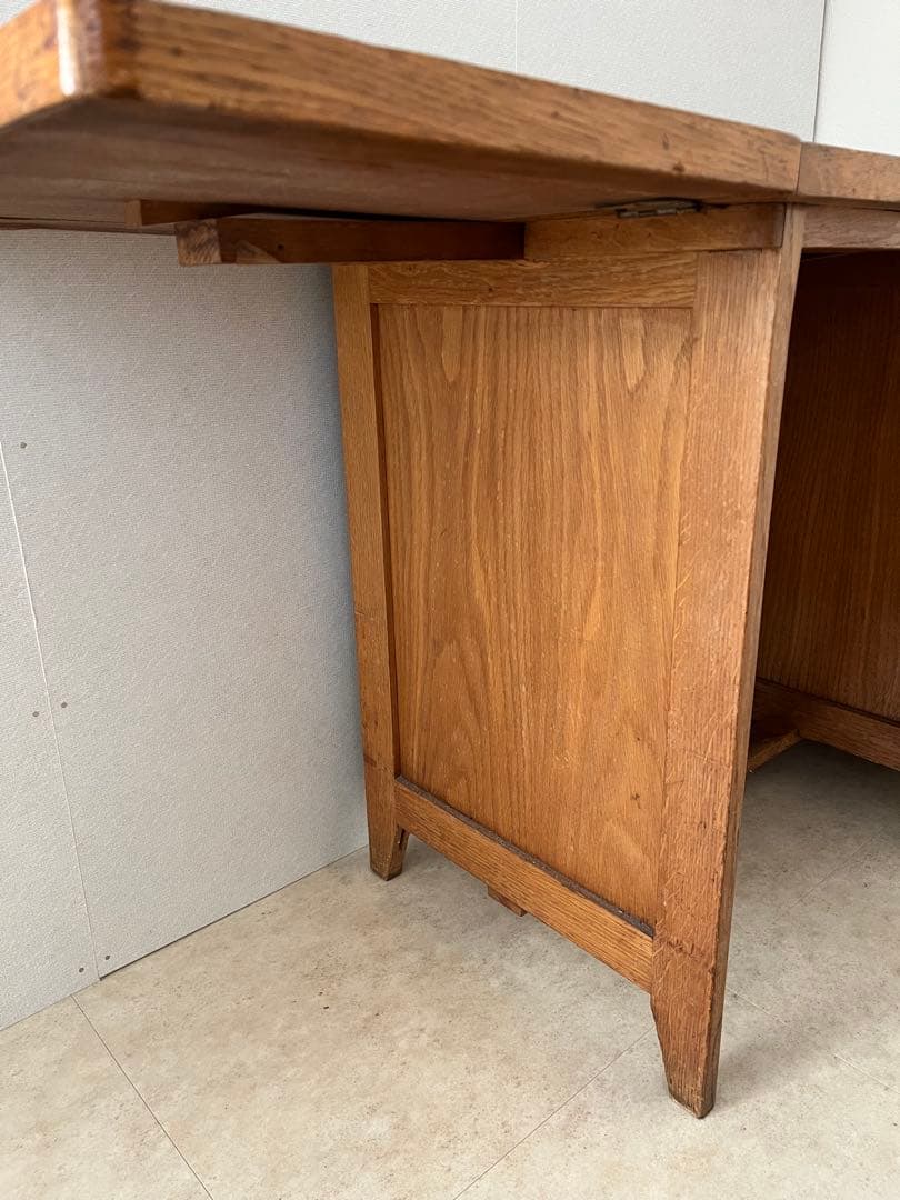 木製デスク 学習机 事務机 アンティーク テーブル