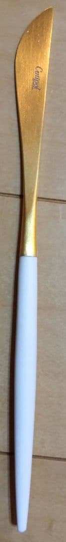 クチポール　ホワイト×ゴールドカトラリー各種セット 5点