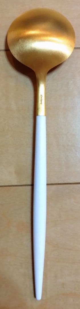 クチポール　ホワイト×ゴールドカトラリー各種セット 5点