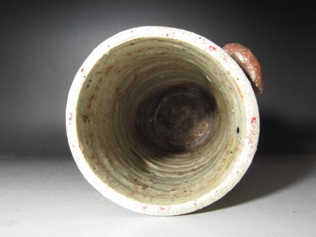 セール】☆ 本阿弥光甫（空中） 伊賀写花入 裏千家十代認徳斎の花押