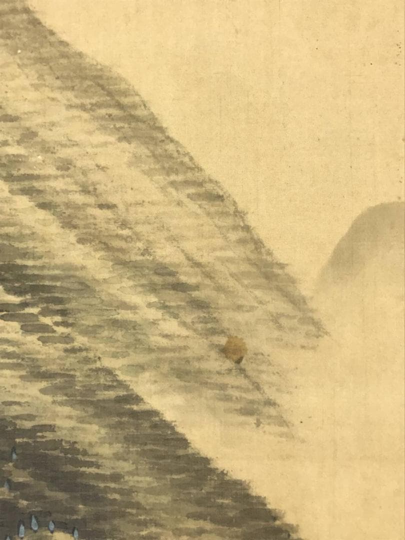 太田琴山/山水画賛/山水図/掛軸/名家伝来/AD-265 美術品・アンティーク