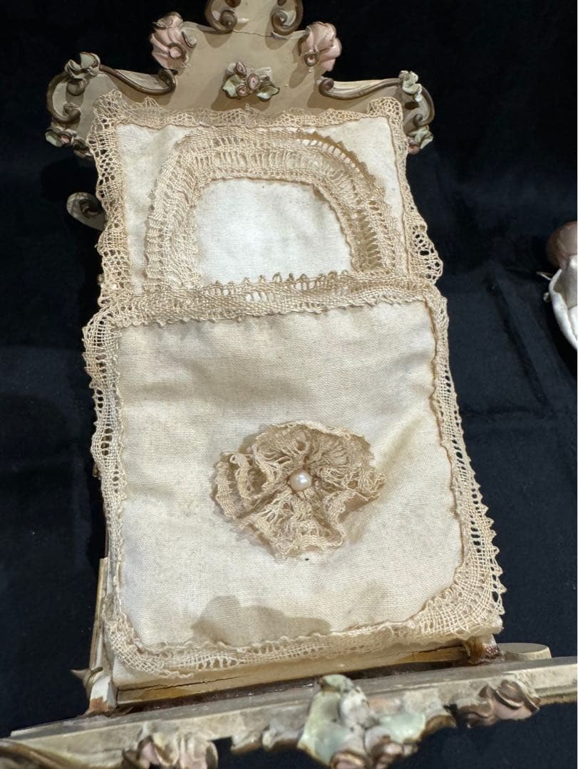 【アンティークReuge社オルゴール】スウィング　ベビーベッド