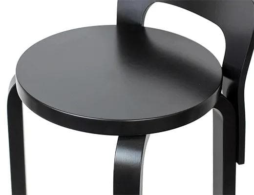 Artek（アルテック）｜K65 ハイチェア・ブラック