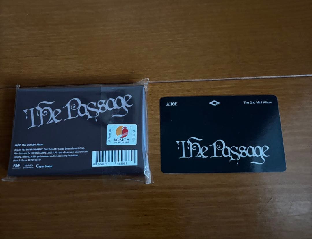 AHOF [The Passage] QR ALBUM Ver.+ JLトレカ - メルカリ