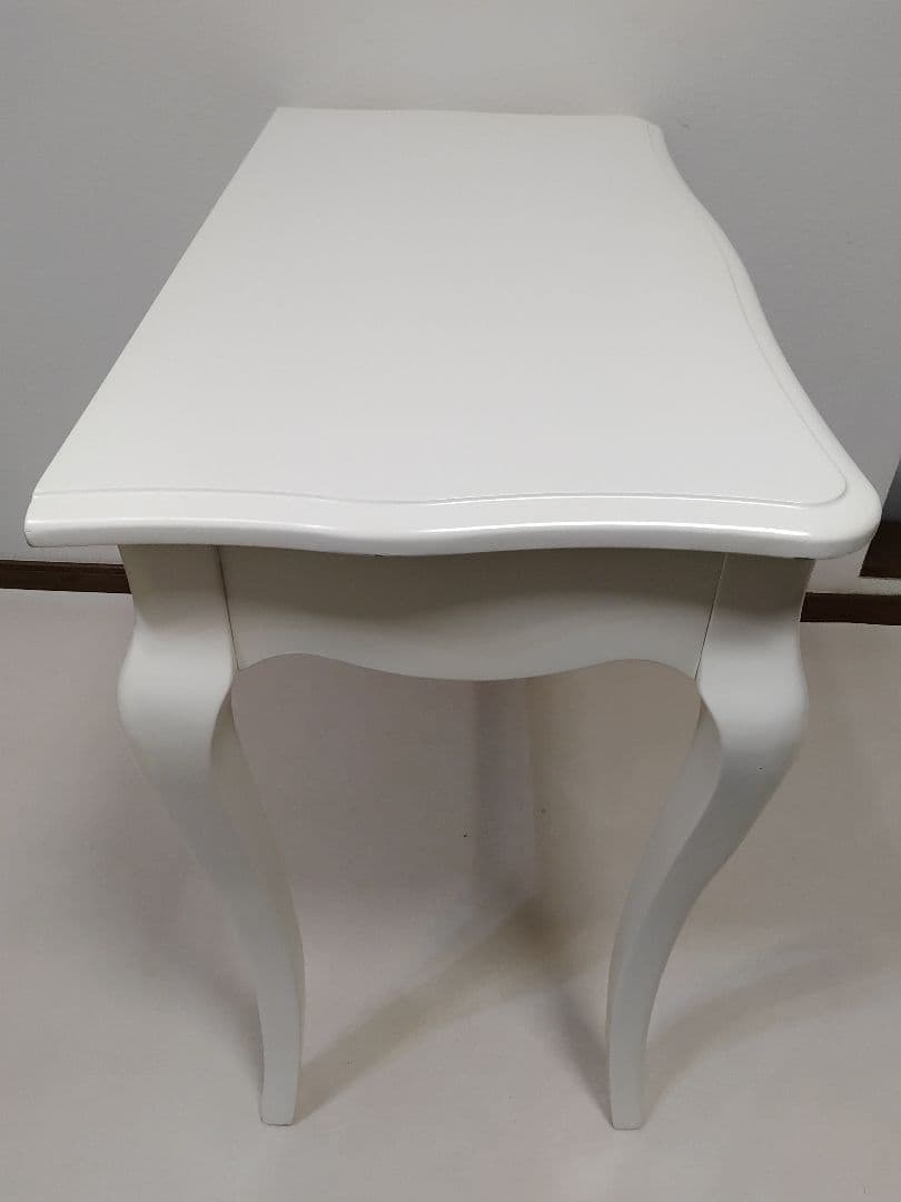 コンソールテーブル 猫脚デスク ドレッサー ホワイト