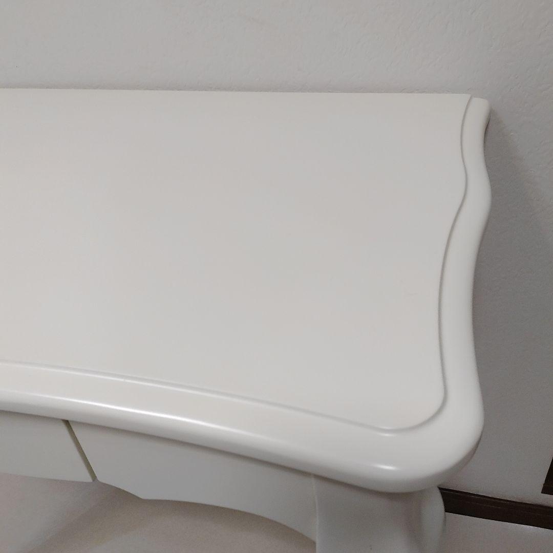 コンソールテーブル 猫脚デスク ドレッサー ホワイト