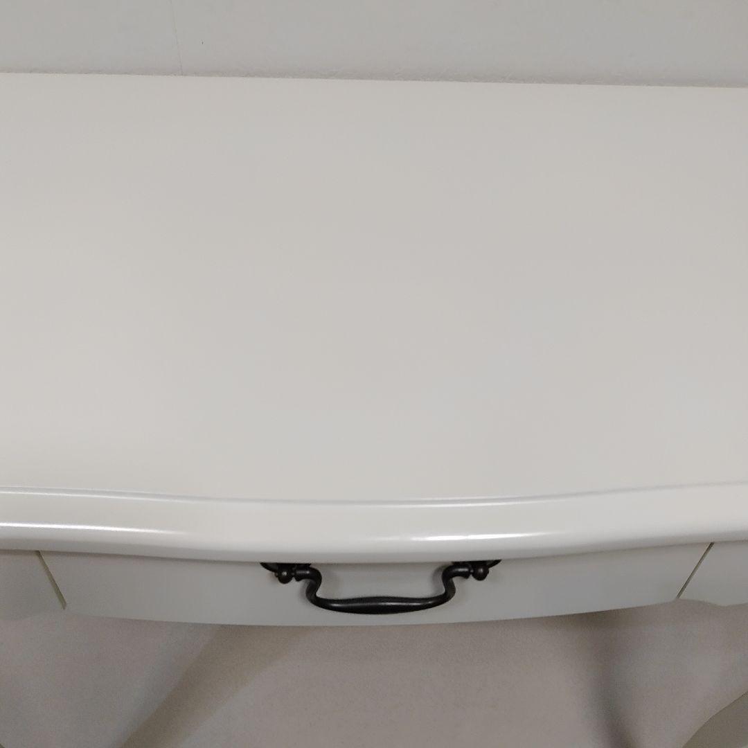 コンソールテーブル 猫脚デスク ドレッサー ホワイト