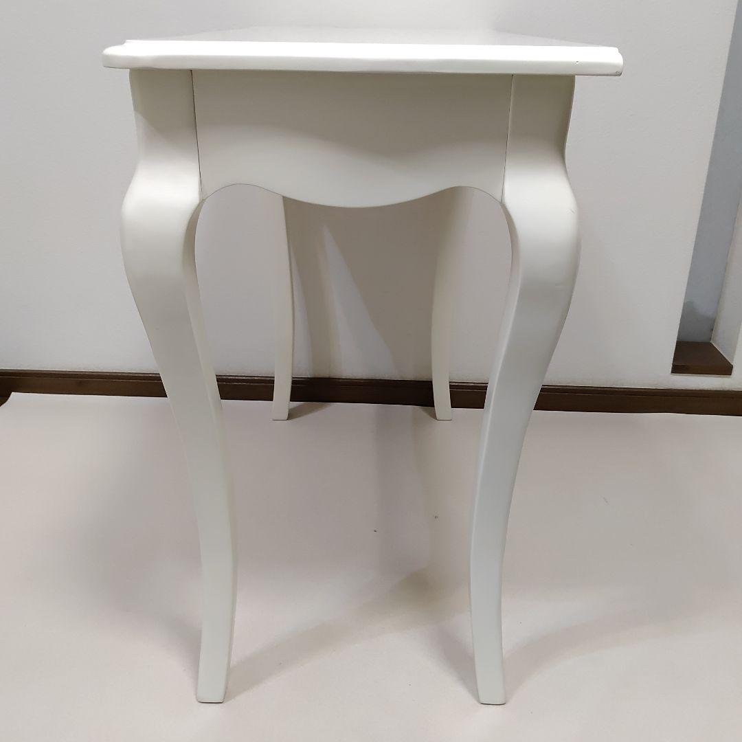 コンソールテーブル 猫脚デスク ドレッサー ホワイト