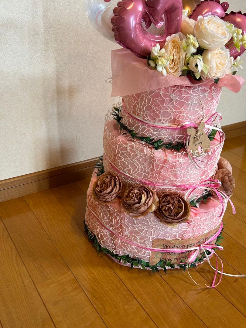 ベビー用バルーン出産祝いのアレンジメント