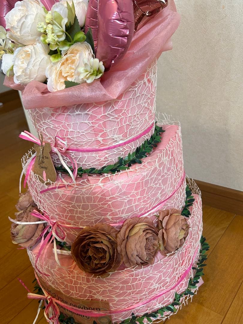 ベビー用バルーン出産祝いのアレンジメント