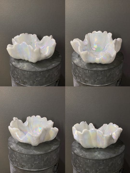 ビンテージ アンティーク デッドストック オーロラ 陶器 アクセサリー 保管