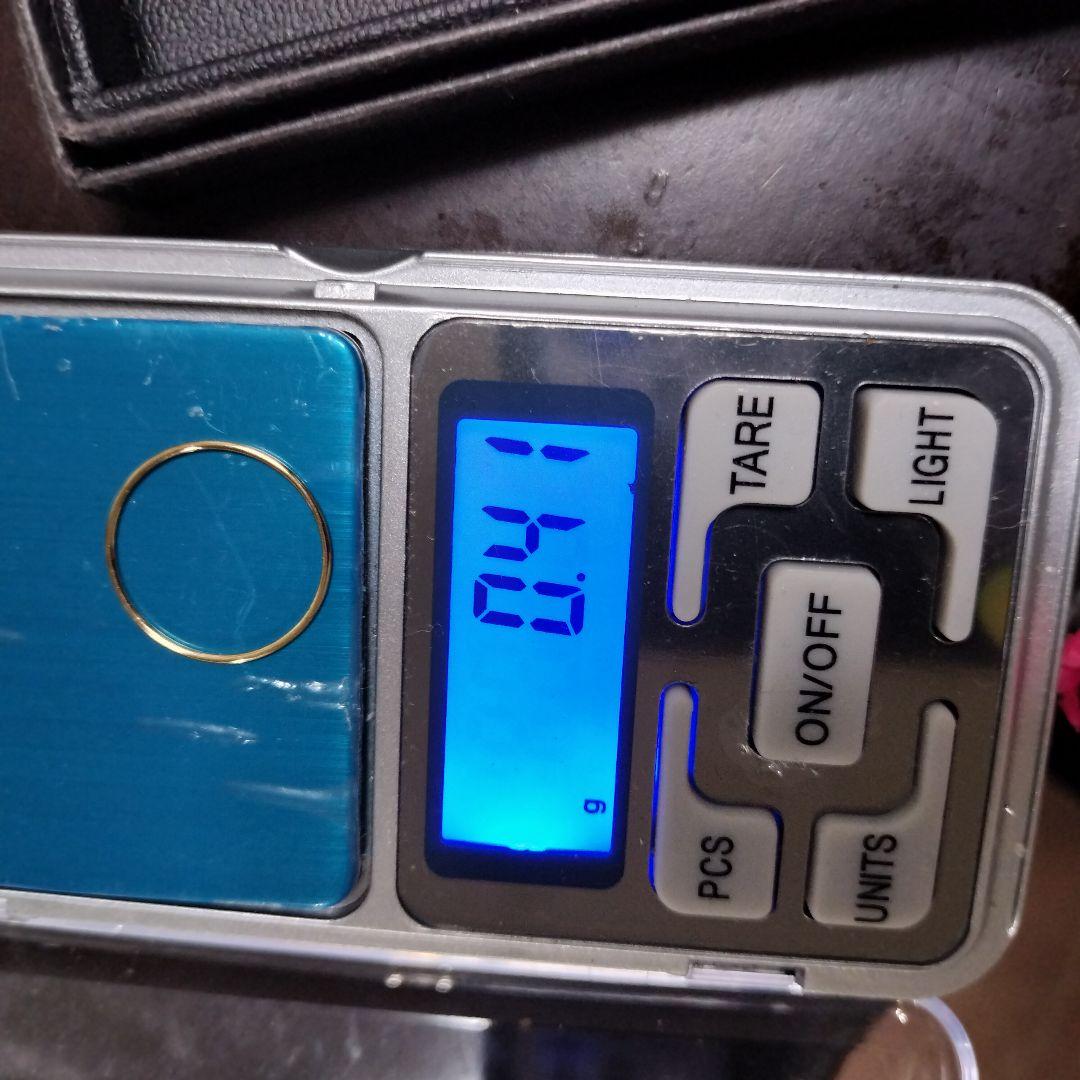 ゴールドシンプルリング 0.41g