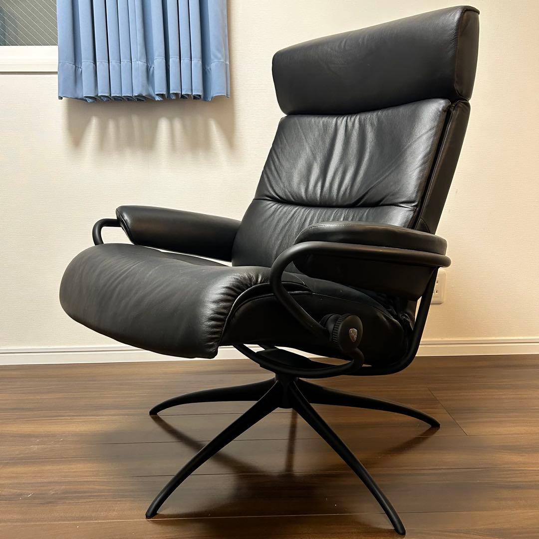 Stressless® レザーリクライニングチェア（チェアのみ）