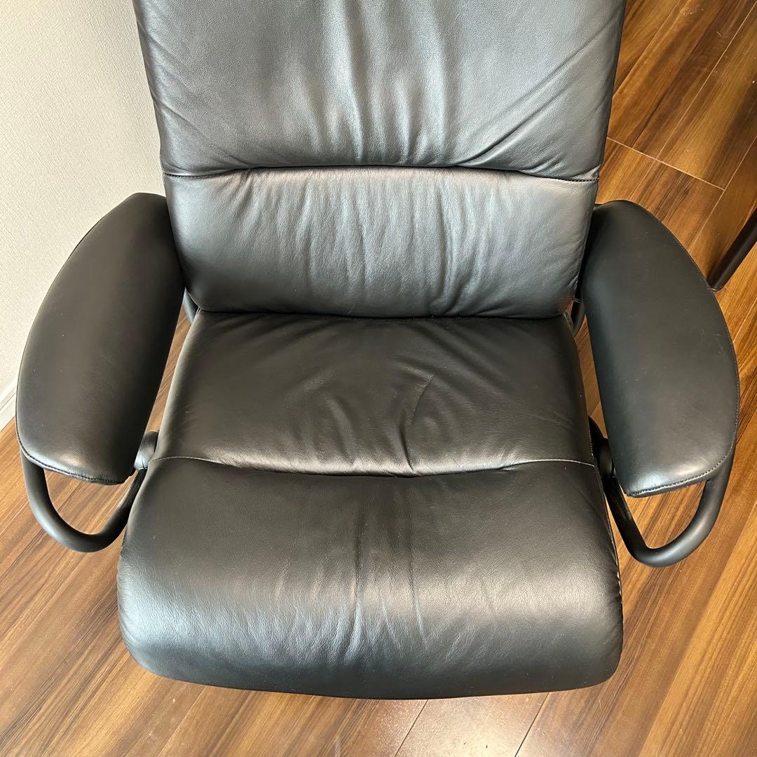 Stressless® レザーリクライニングチェア（チェアのみ）