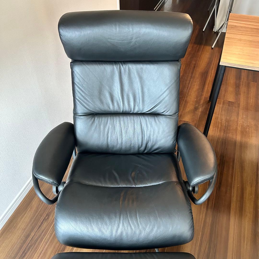 Stressless® レザーリクライニングチェア（チェアのみ）