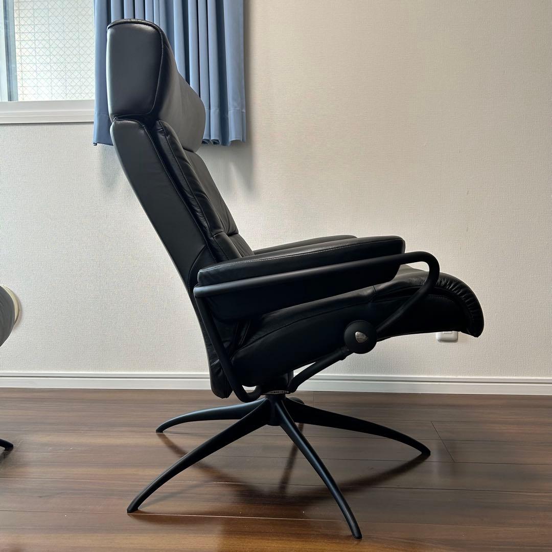 Stressless® レザーリクライニングチェア（チェアのみ）