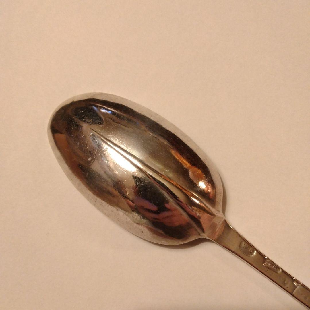 最終値下げ　イギリス　1730年　純銀テーブルスプーン　ハノベリアン