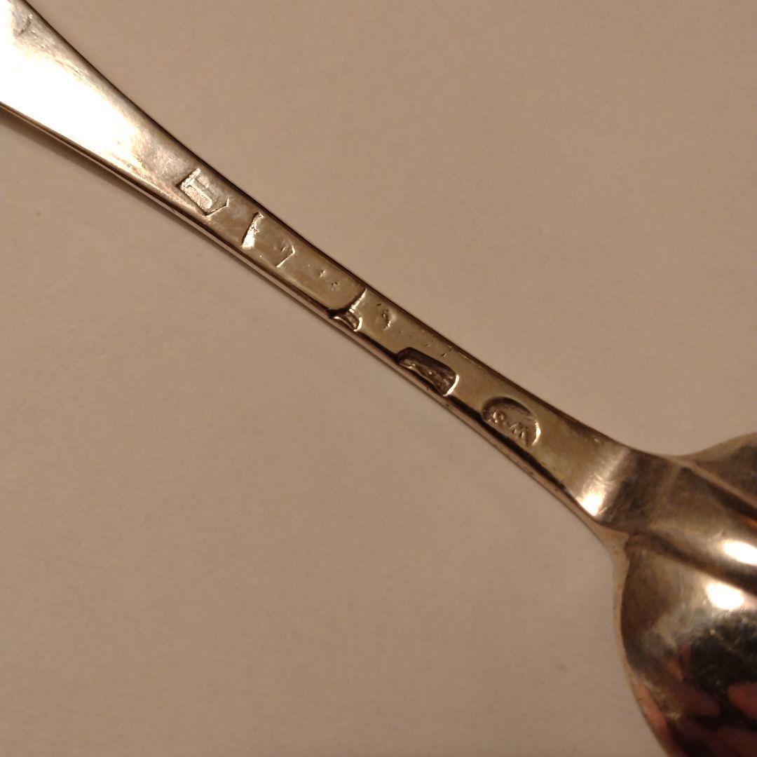 最終値下げ　イギリス　1730年　純銀テーブルスプーン　ハノベリアン
