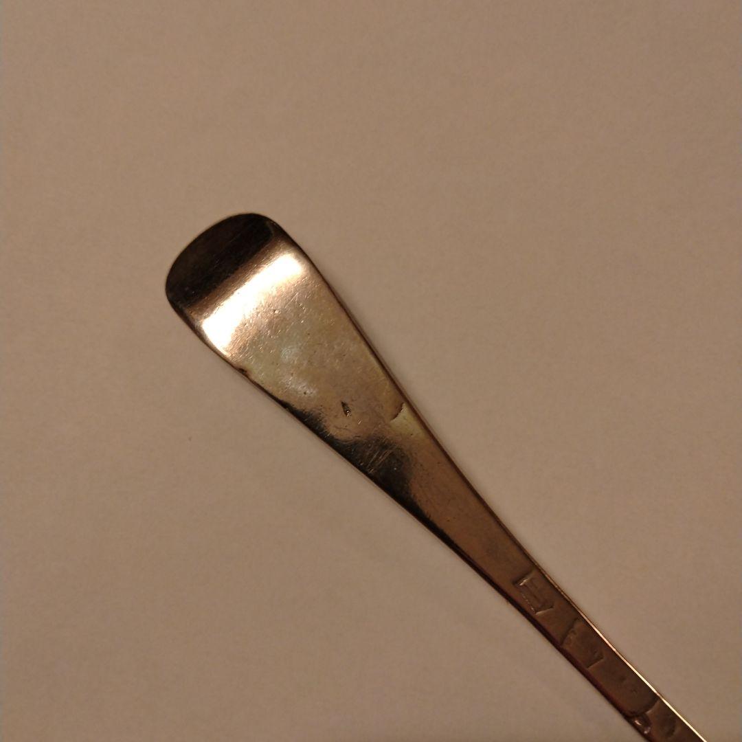 最終値下げ　イギリス　1730年　純銀テーブルスプーン　ハノベリアン