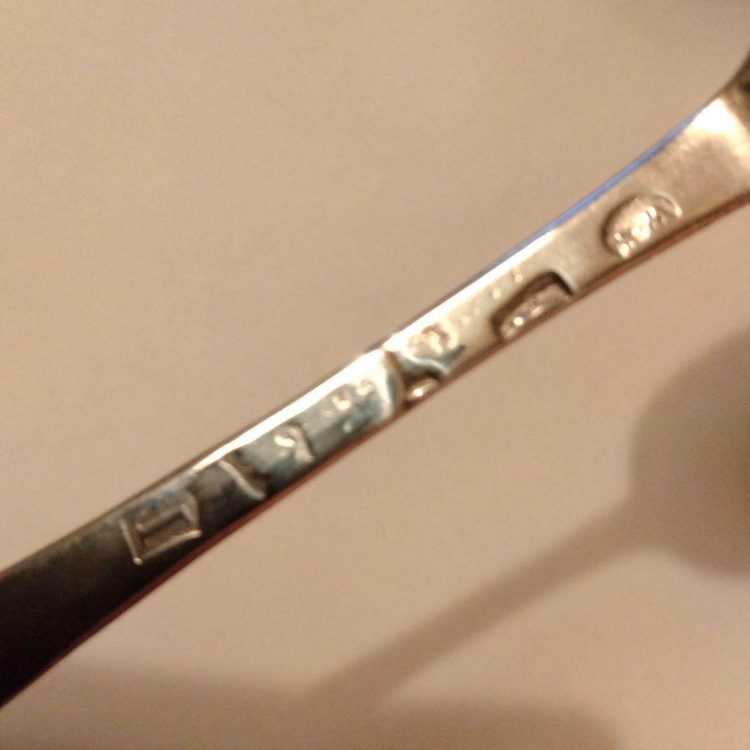 最終値下げ　イギリス　1730年　純銀テーブルスプーン　ハノベリアン