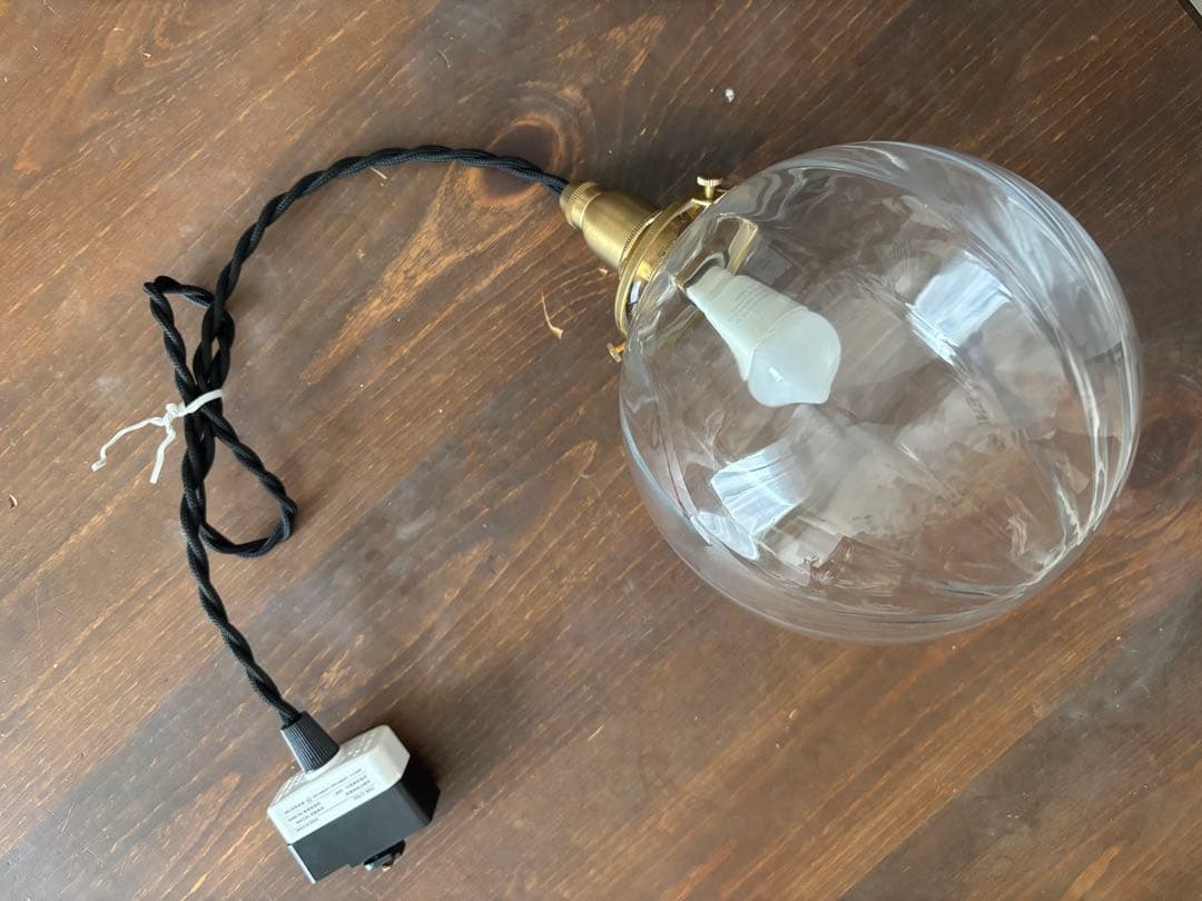 【真鍮×ガラス】アンティーク ペンダントライト カフェ風 北欧 ダクトレール対応