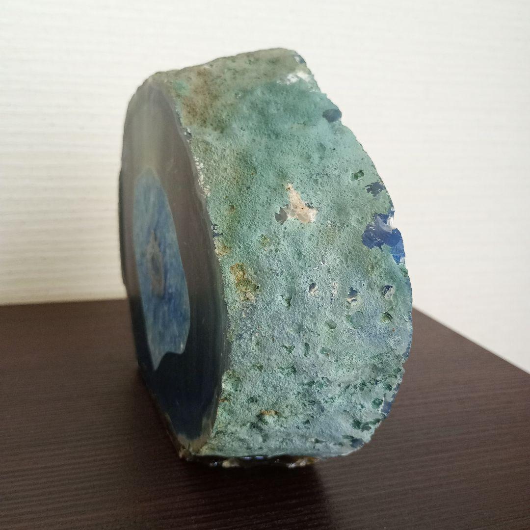 天然鑑賞石✯ブルーメノウ（青瑪瑙）鑑賞用約2.6kg　原石