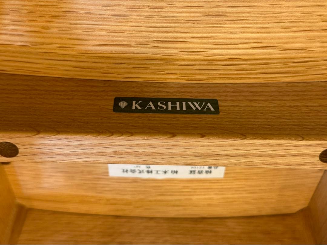 （ゆう様）柏木工 オーク材 ナチュラルウッド ハイスツール 30028095