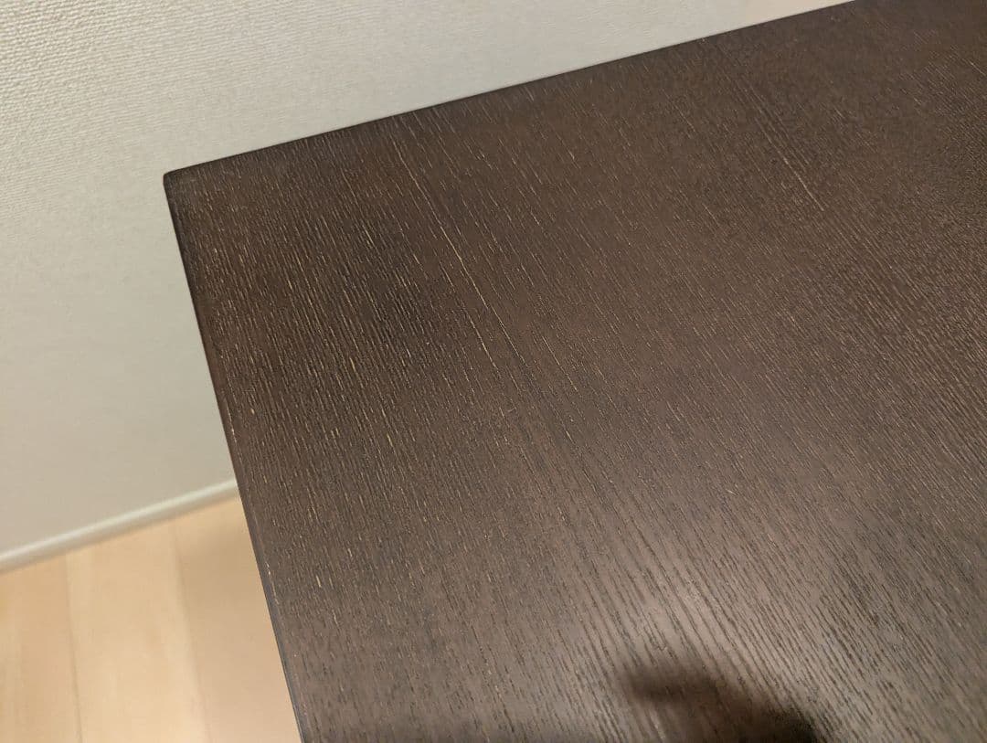 無印良品 ダークブラウン 木製 キャビネ ット ガラス扉 シェルフ